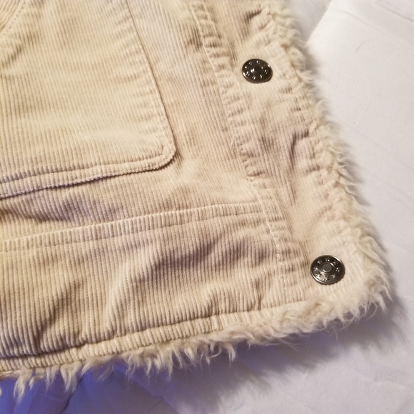 Vintage super boho fairycore raw edge fringed corduroy light jacket sz 1X - Picture 2 of 11